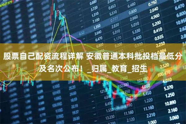 股票自己配资流程详解 安徽普通本科批投档最低分及名次公布！_归属_教育_招生