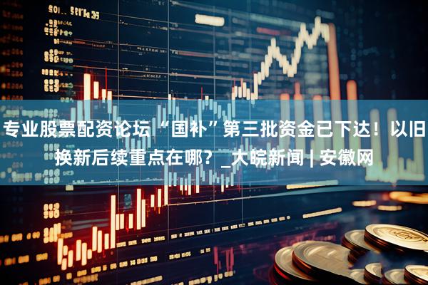 专业股票配资论坛 “国补”第三批资金已下达！以旧换新后续重点在哪？_大皖新闻 | 安徽网
